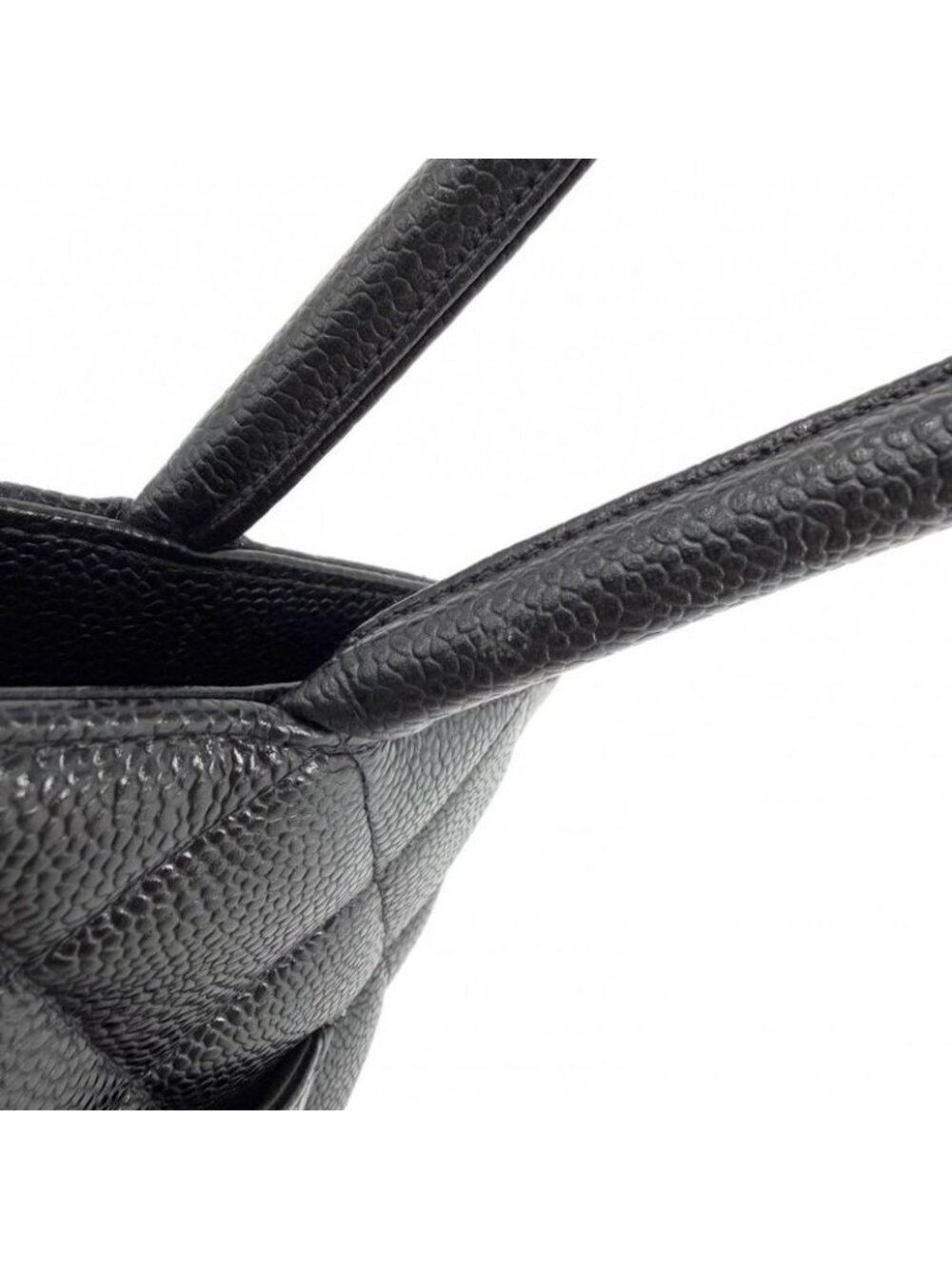 Chanel Tote Quilted Medallion Handbag Shoulder CC Logo - Picture 5 of 13